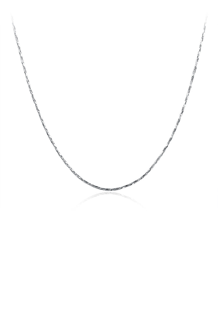 Fashion Simple Plated Platinum Snake Necklace