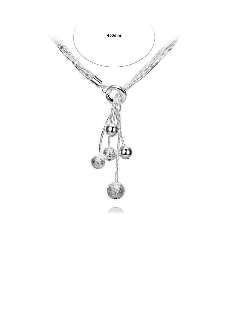 Simple Round Pendant Necklace