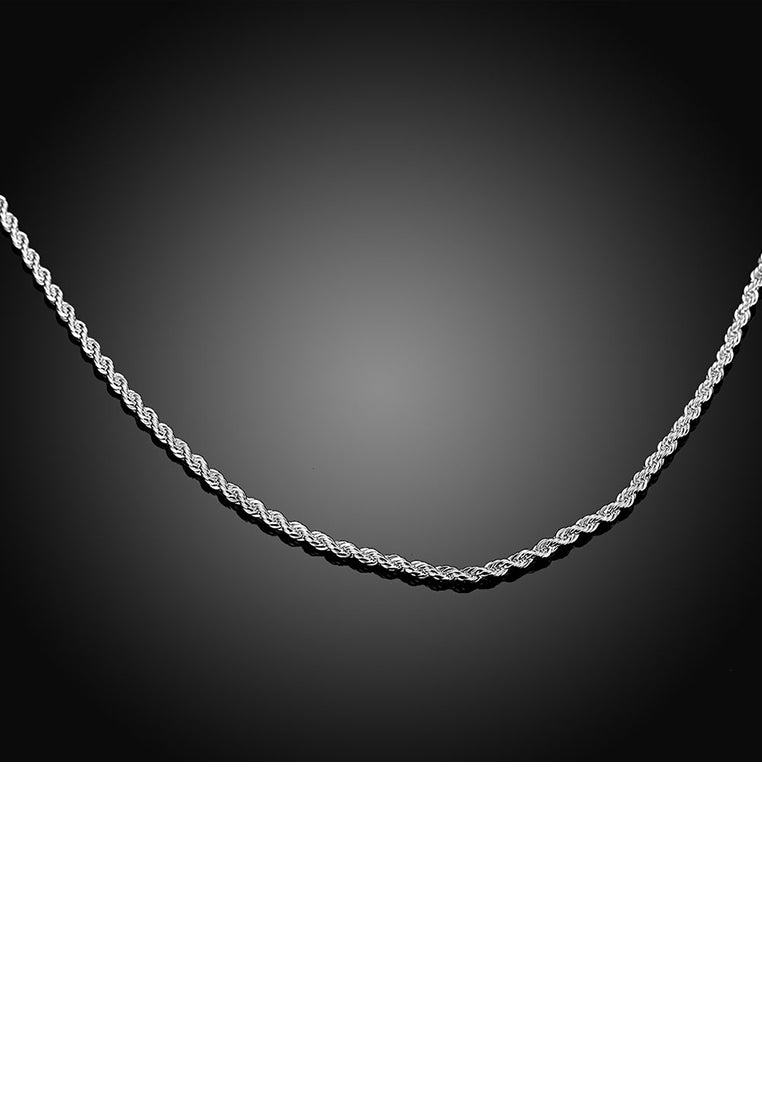 Fashion Geometric Twisted Rope Necklace