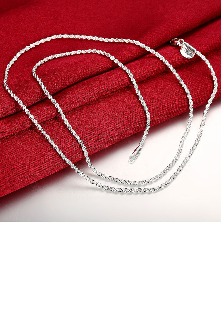 Fashion Geometric Twisted Rope Necklace