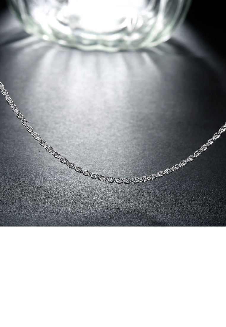 Fashion Geometric Twisted Rope Necklace