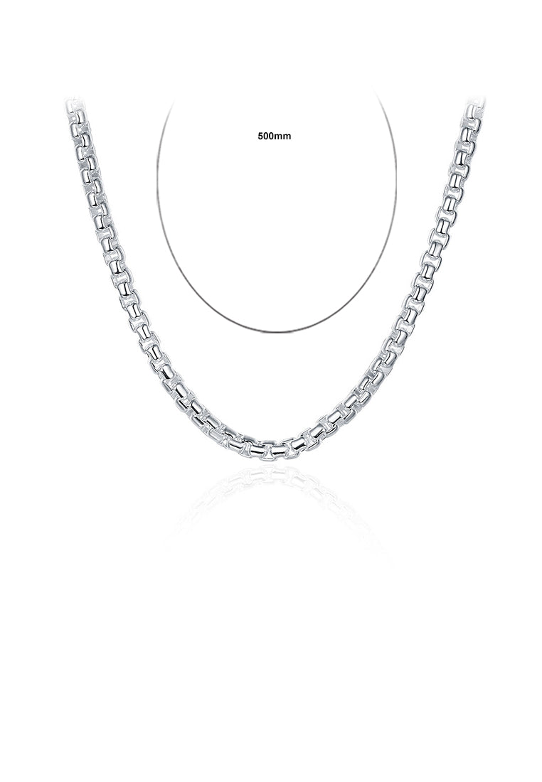 Simple Round Lattice Geometric Necklace