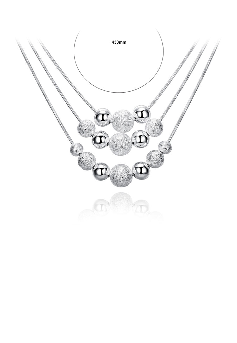 Fashion Multilayer Ball Bead Necklace