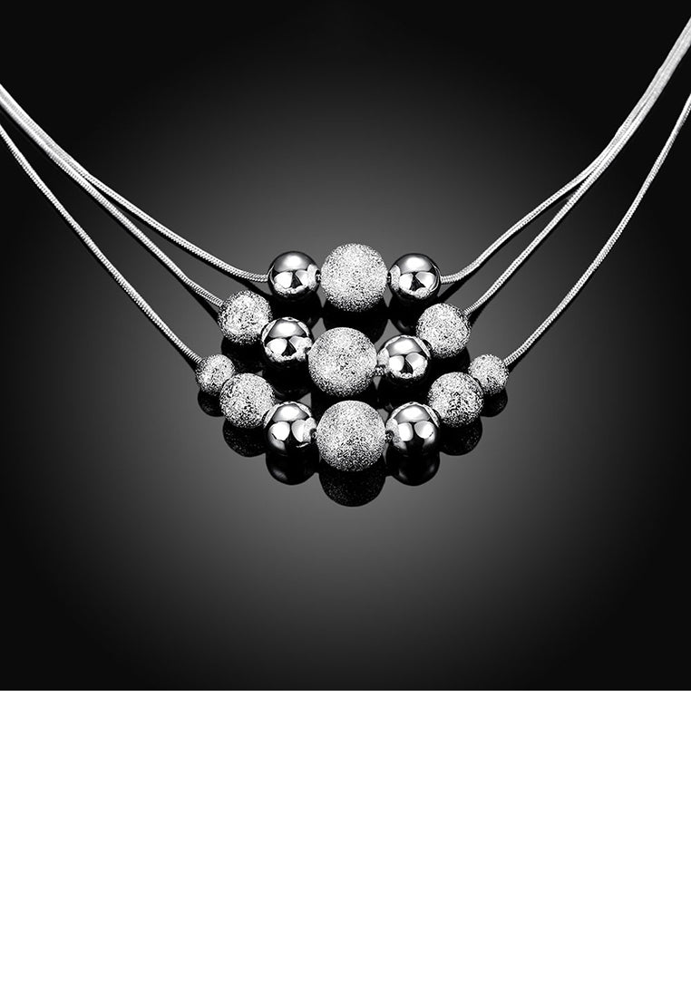 Fashion Multilayer Ball Bead Necklace