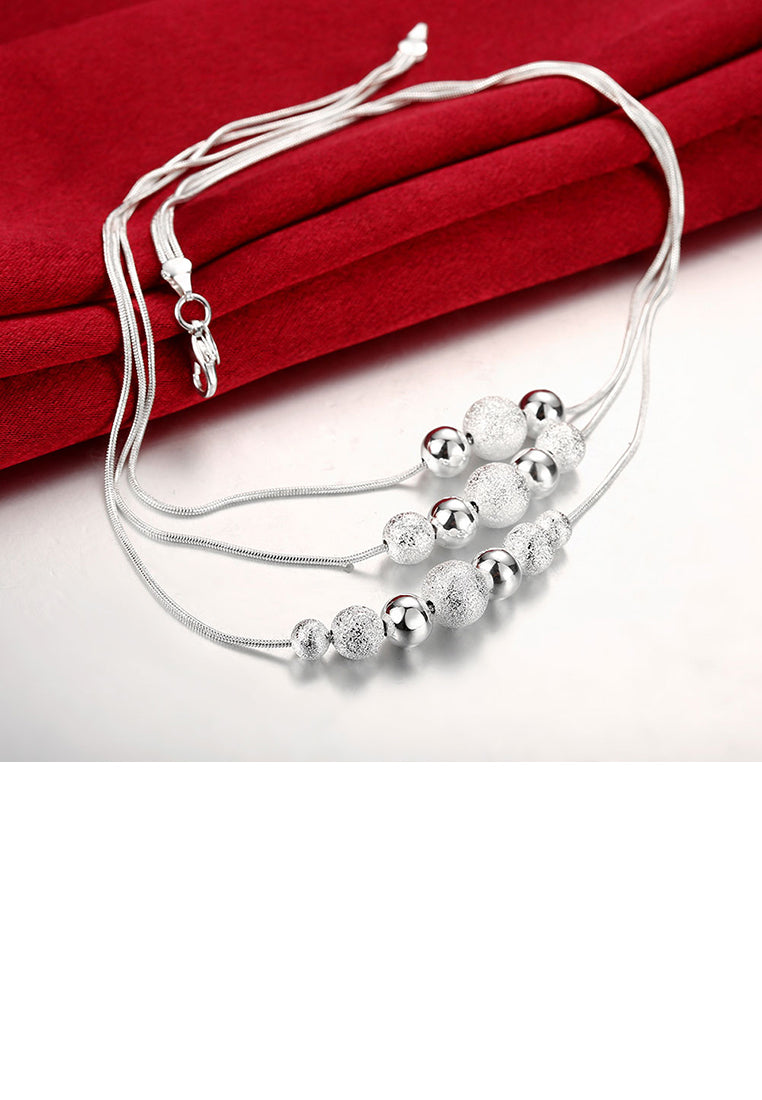Fashion Multilayer Ball Bead Necklace