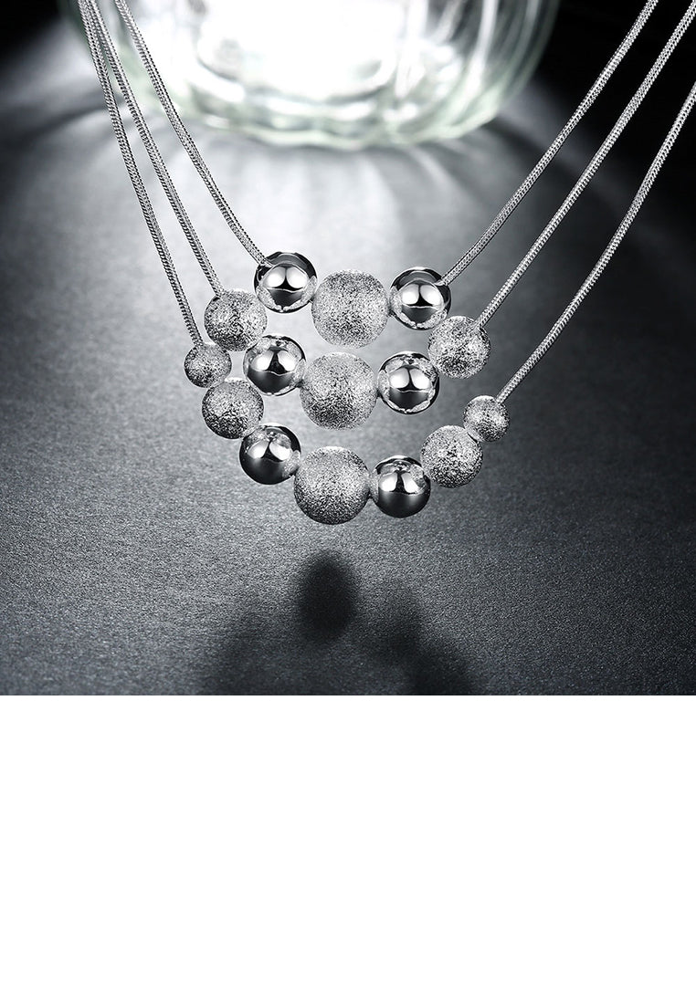 Fashion Multilayer Ball Bead Necklace