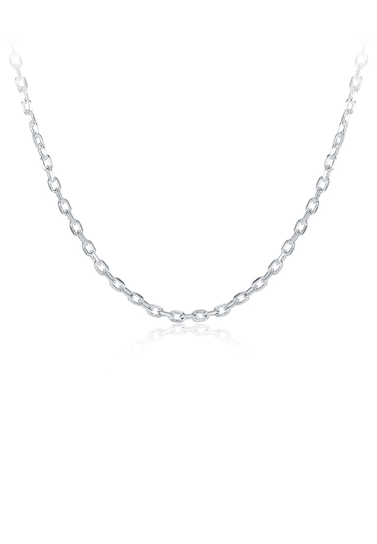 Fashion Simple 2MM Square Necklace 45cm