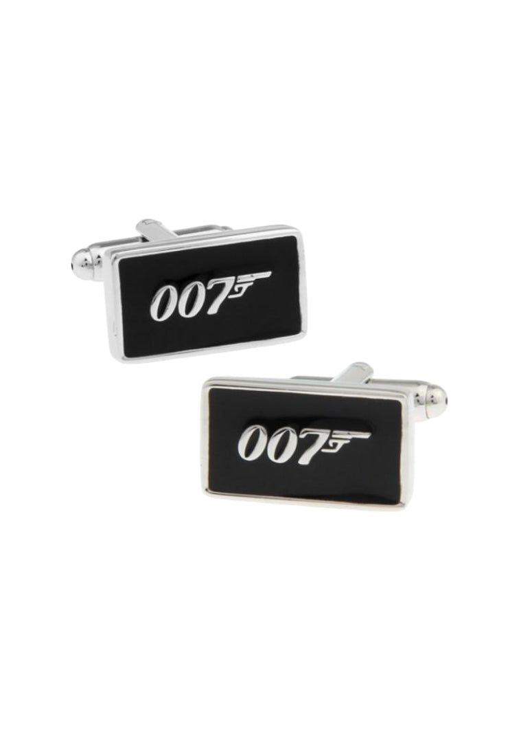 Fashion and Simple Black Geometric Square Cufflinks