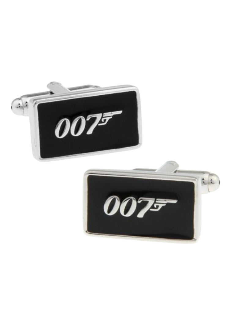 Fashion and Simple Black Geometric Square Cufflinks