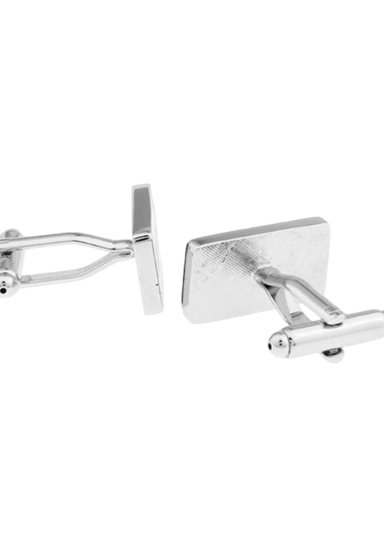 Fashion and Simple Black Geometric Square Cufflinks