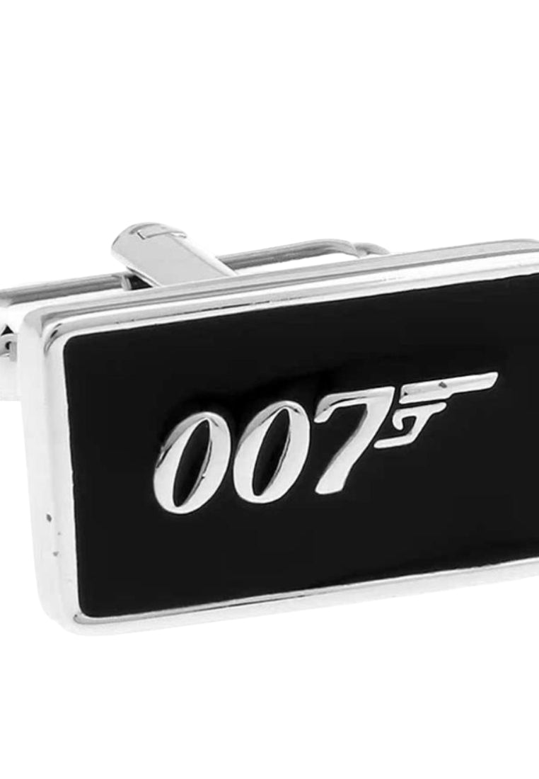 Fashion and Simple Black Geometric Square Cufflinks