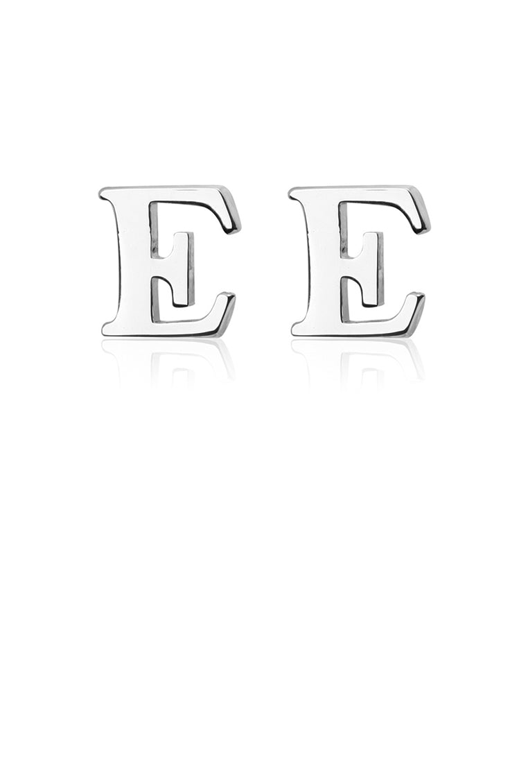 Simple and Fashion English Alphabet E Cufflinks