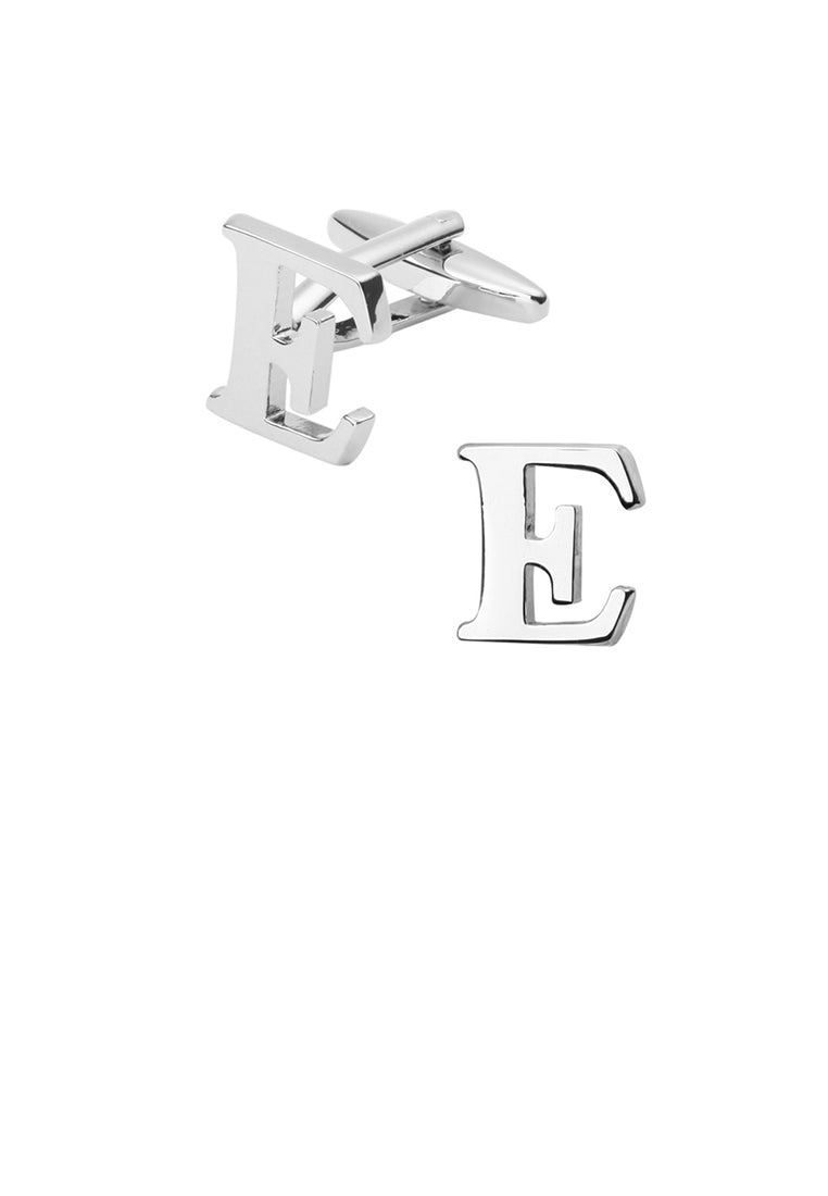 Simple and Fashion English Alphabet E Cufflinks