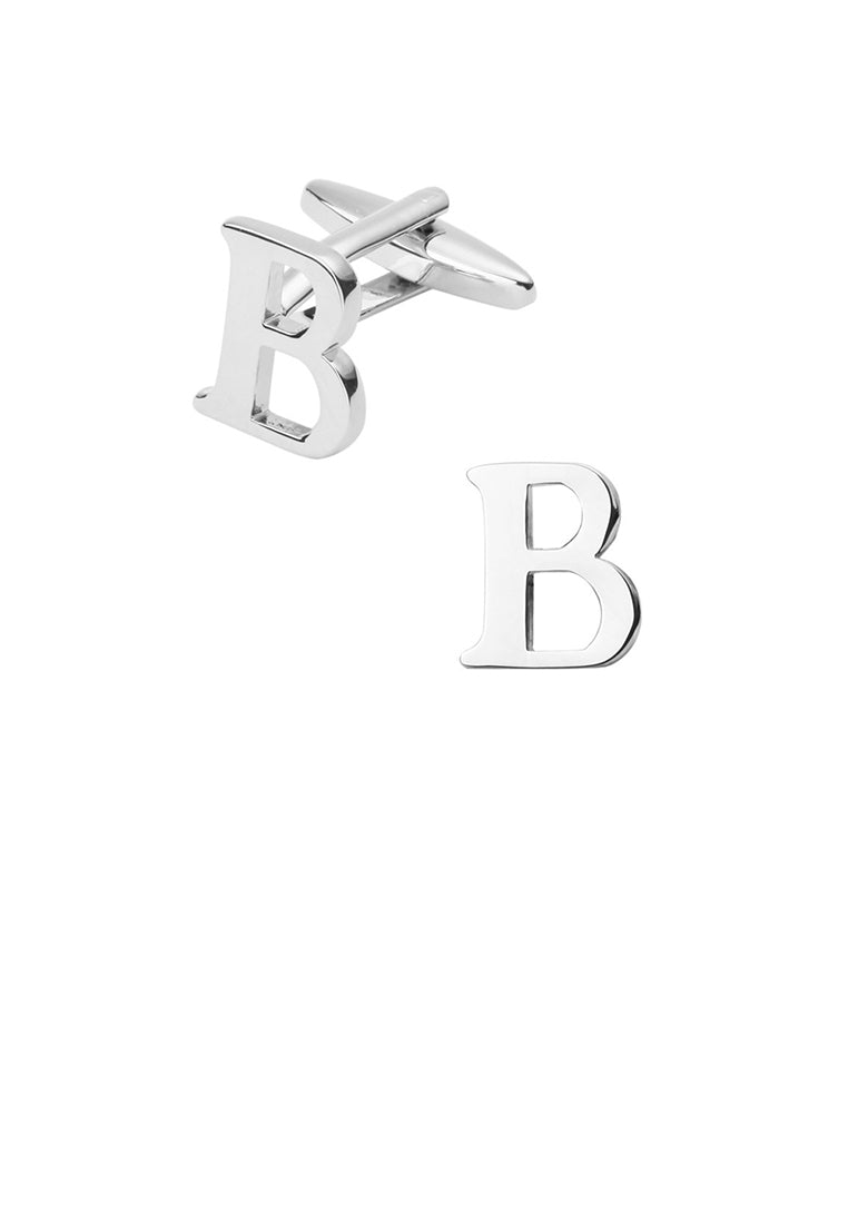 Simple and Fashion English Alphabet B Cufflinks