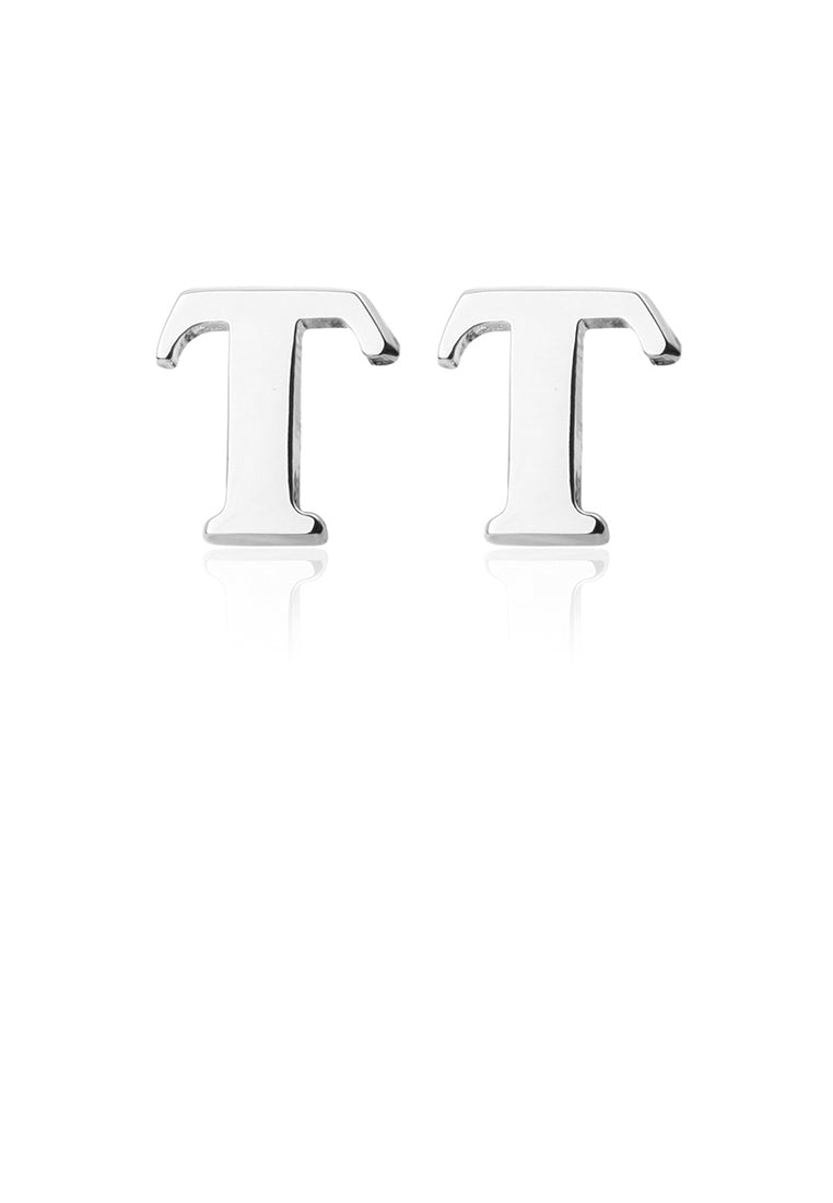 Simple and Fashion English Alphabet T Cufflinks
