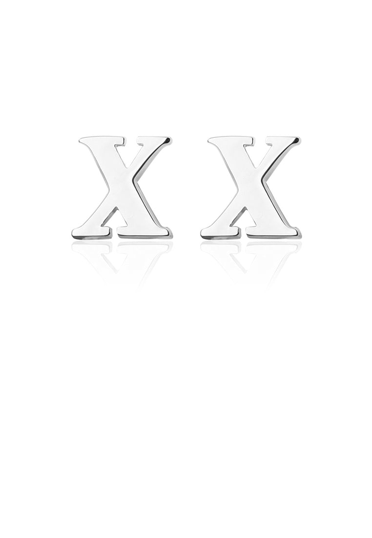 Simple and Fashion English Alphabet X Cufflinks