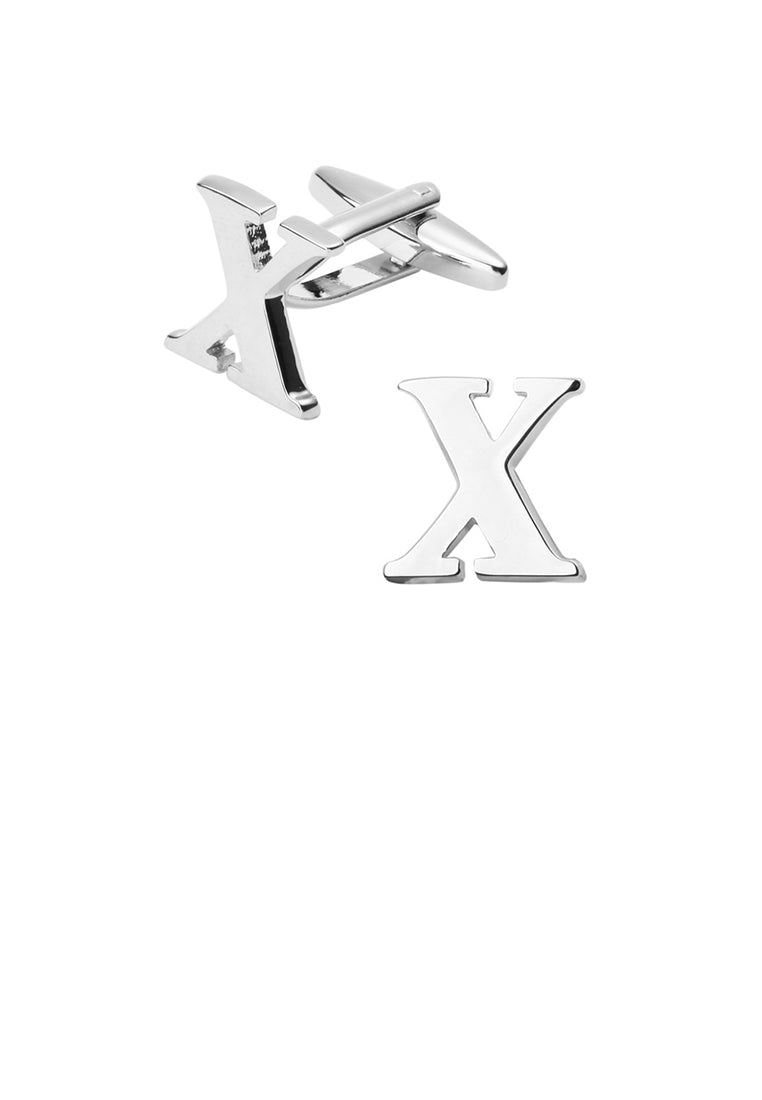 Simple and Fashion English Alphabet X Cufflinks