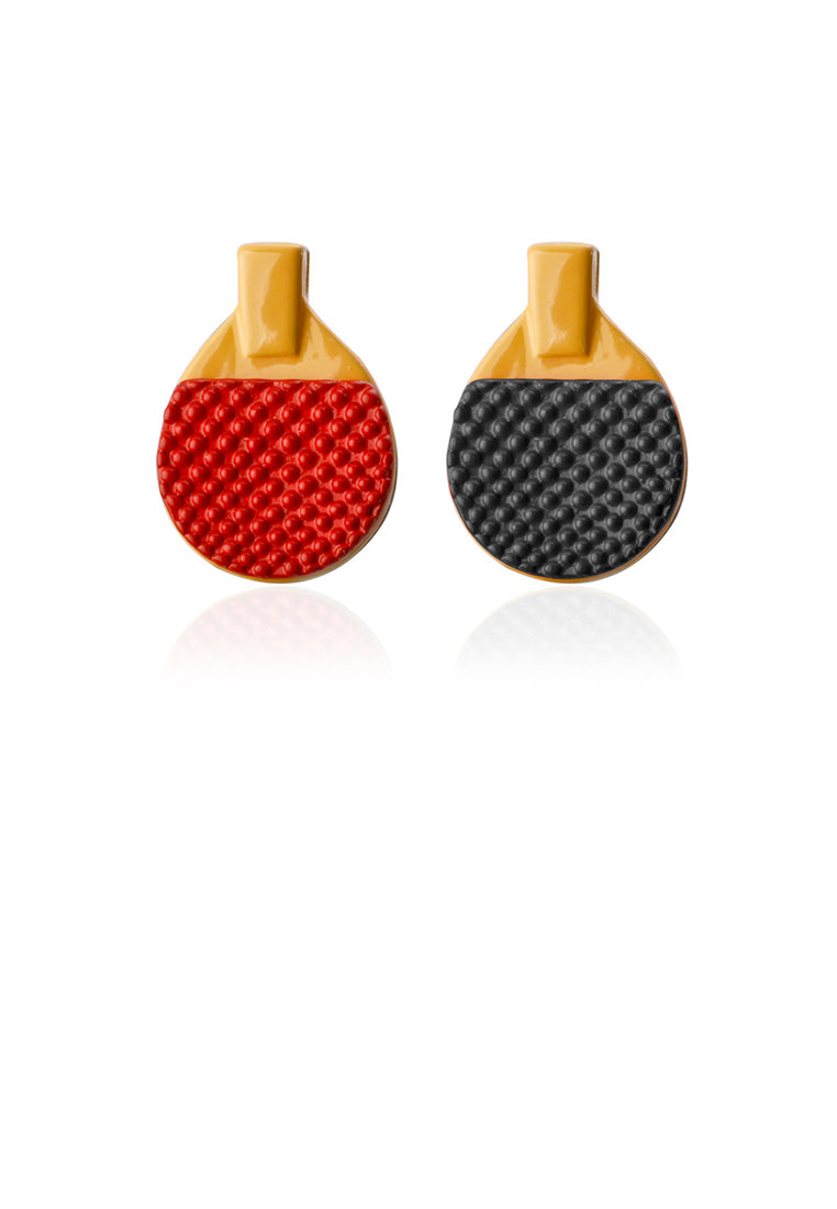 Fashion and Creative Table Tennis Racket Cufflinks