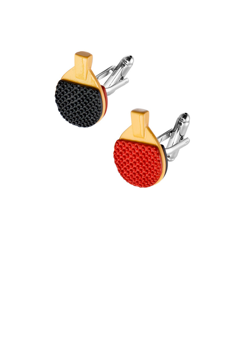Fashion and Creative Table Tennis Racket Cufflinks