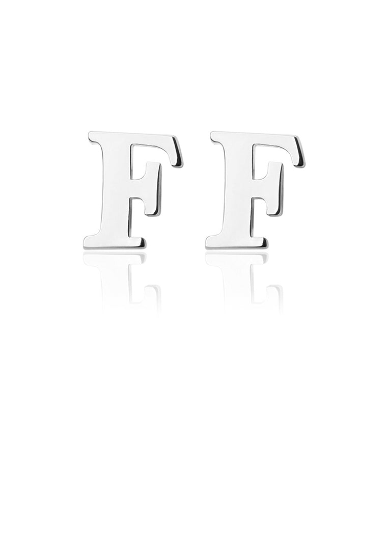 Simple and Fashion English Alphabet F Cufflinks