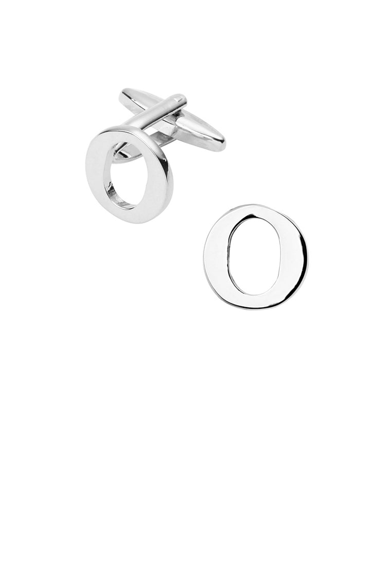 Simple and Fashion English Alphabet O Cufflinks