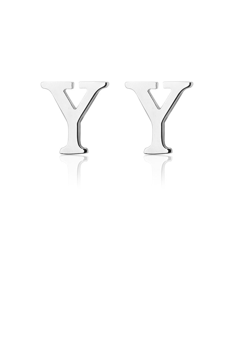 Simple and Fashion English Alphabet Y Cufflinks