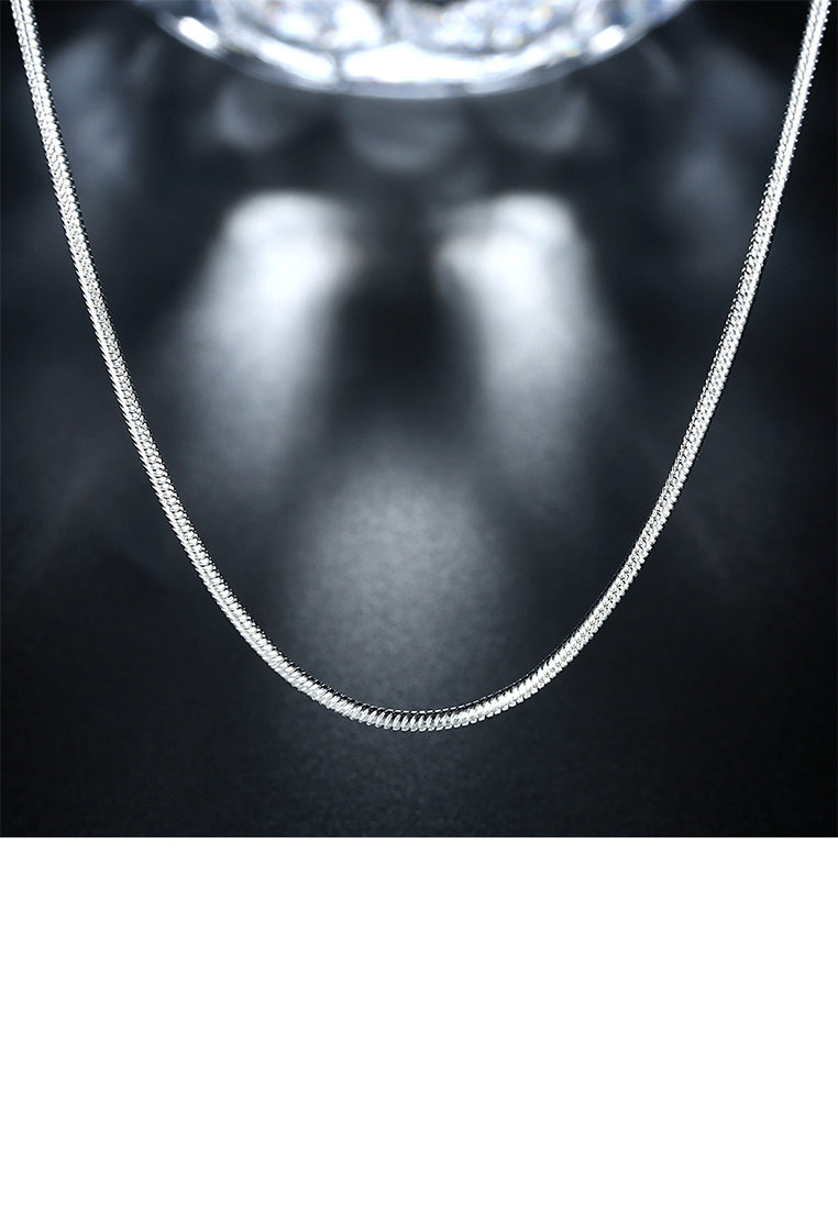 Fashion Simple 2MM Snake Necklace 40cm