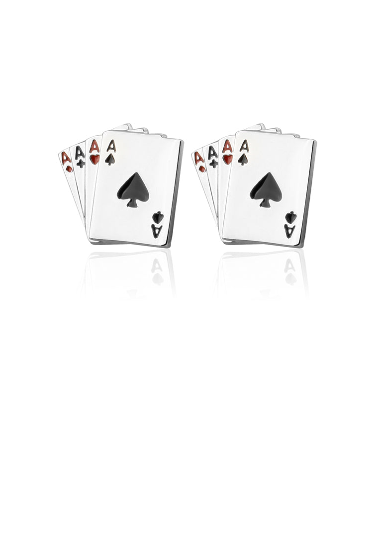 Fashion and Creative Poker A Card Cufflinks