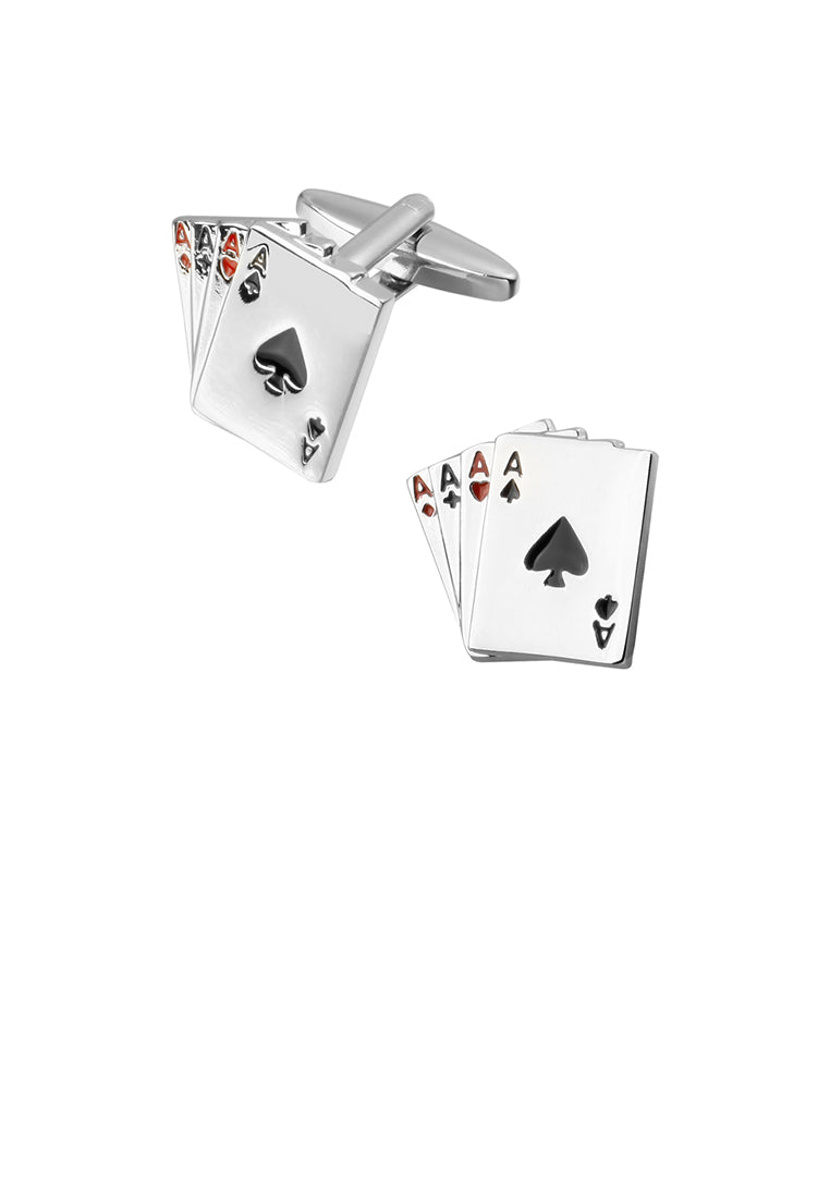 Fashion and Creative Poker A Card Cufflinks