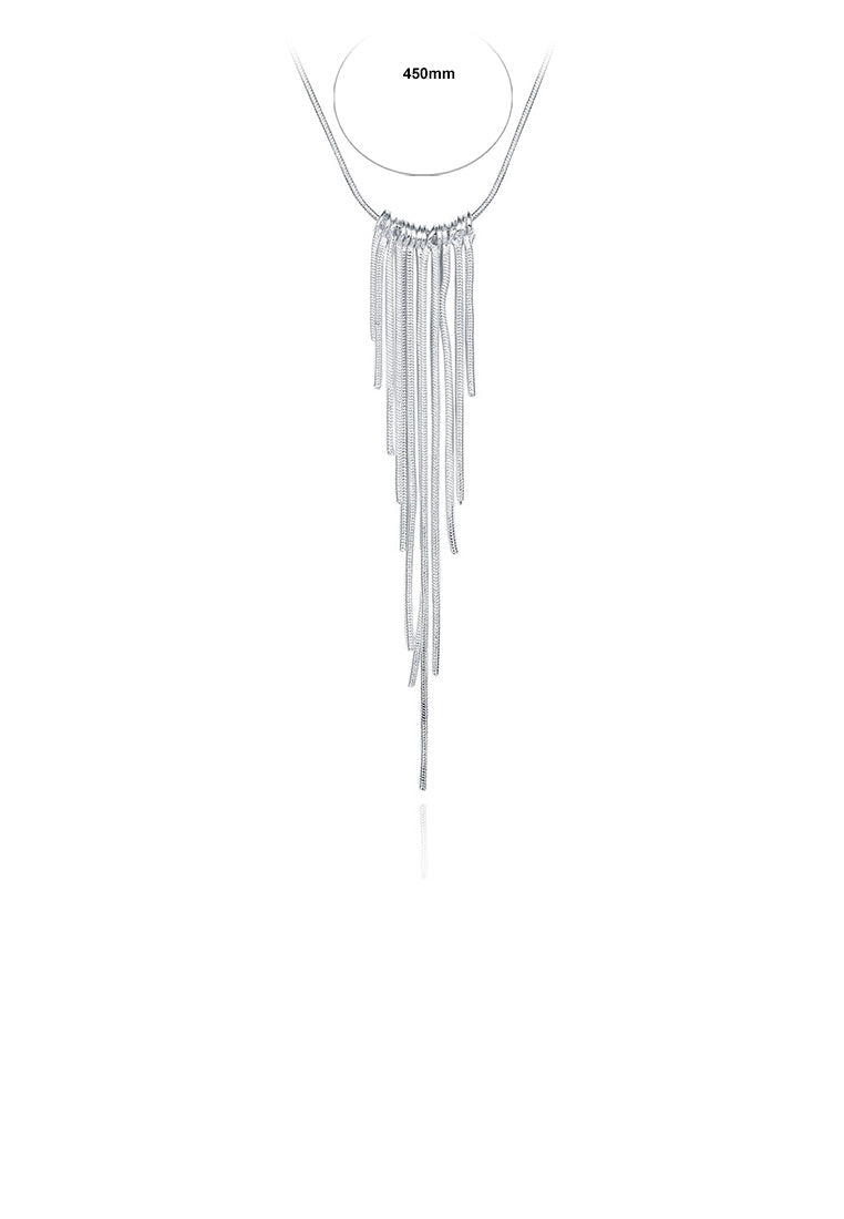Simple and Fashion Geometric Tassel Necklace