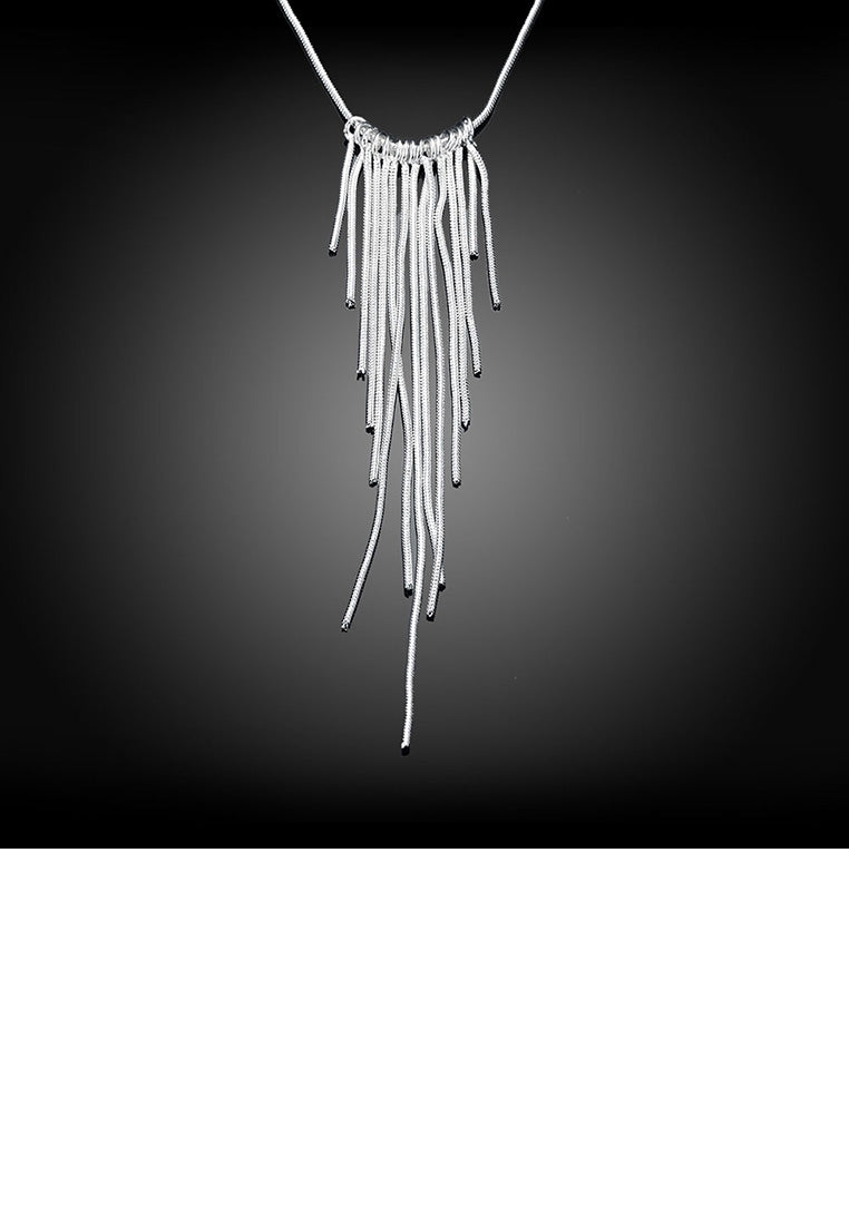 Simple and Fashion Geometric Tassel Necklace