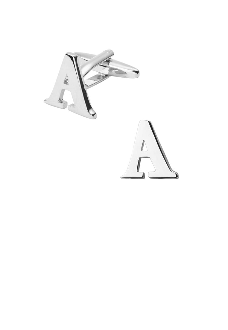 Simple and Fashion English Alphabet A Cufflinks