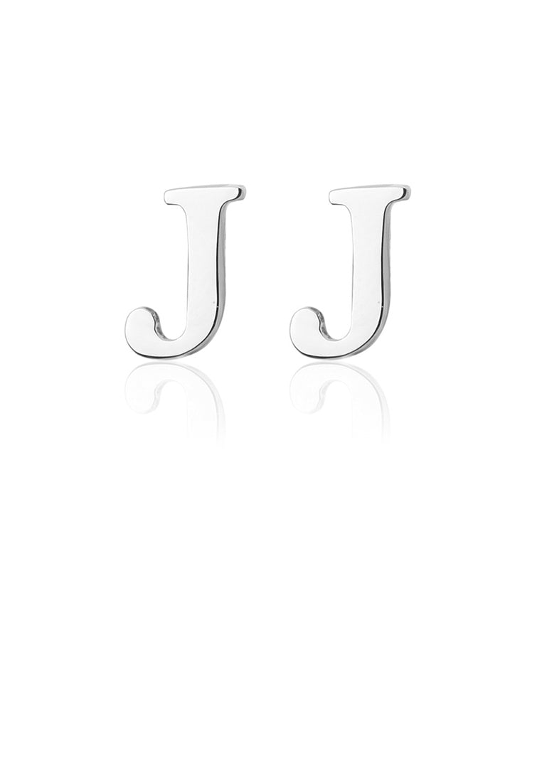 Simple and Fashion English Alphabet J Cufflinks