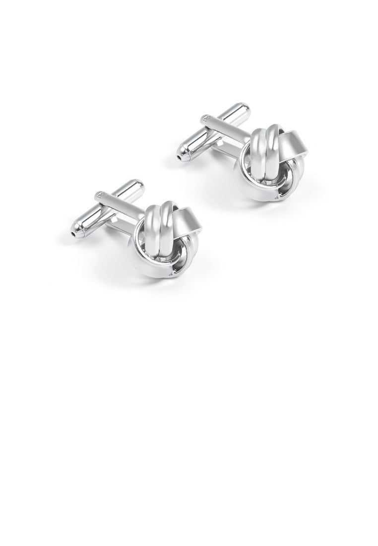 Fashion Temperament Twist Shape Geometric Cufflinks