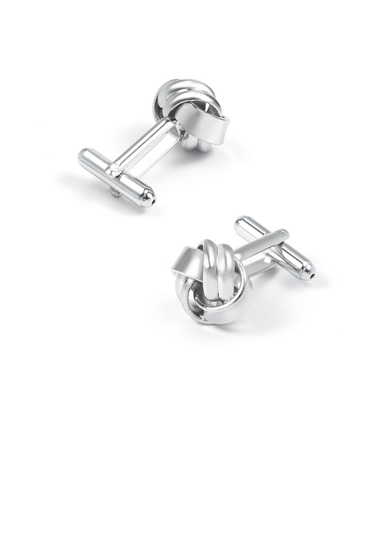 Fashion Temperament Twist Shape Geometric Cufflinks