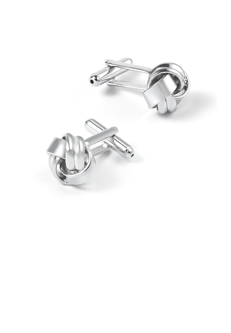 Fashion Temperament Twist Shape Geometric Cufflinks