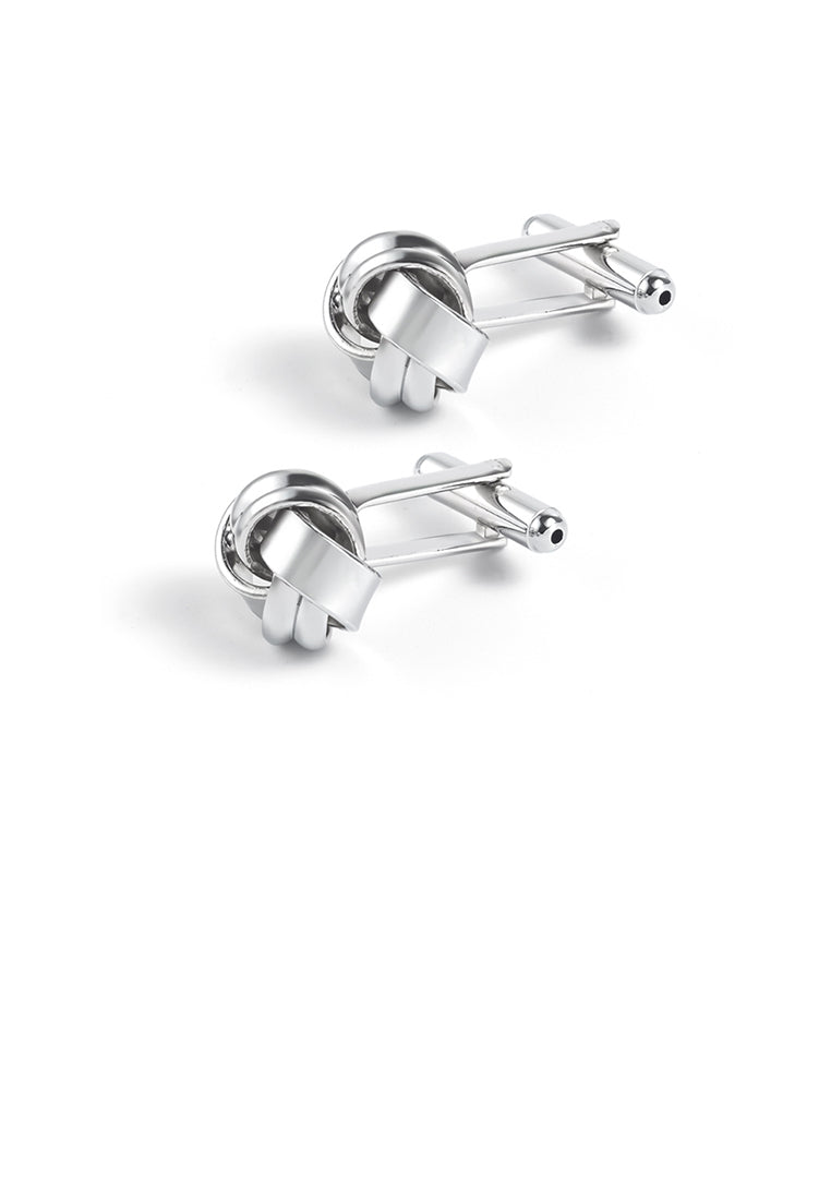 Fashion Temperament Twist Shape Geometric Cufflinks