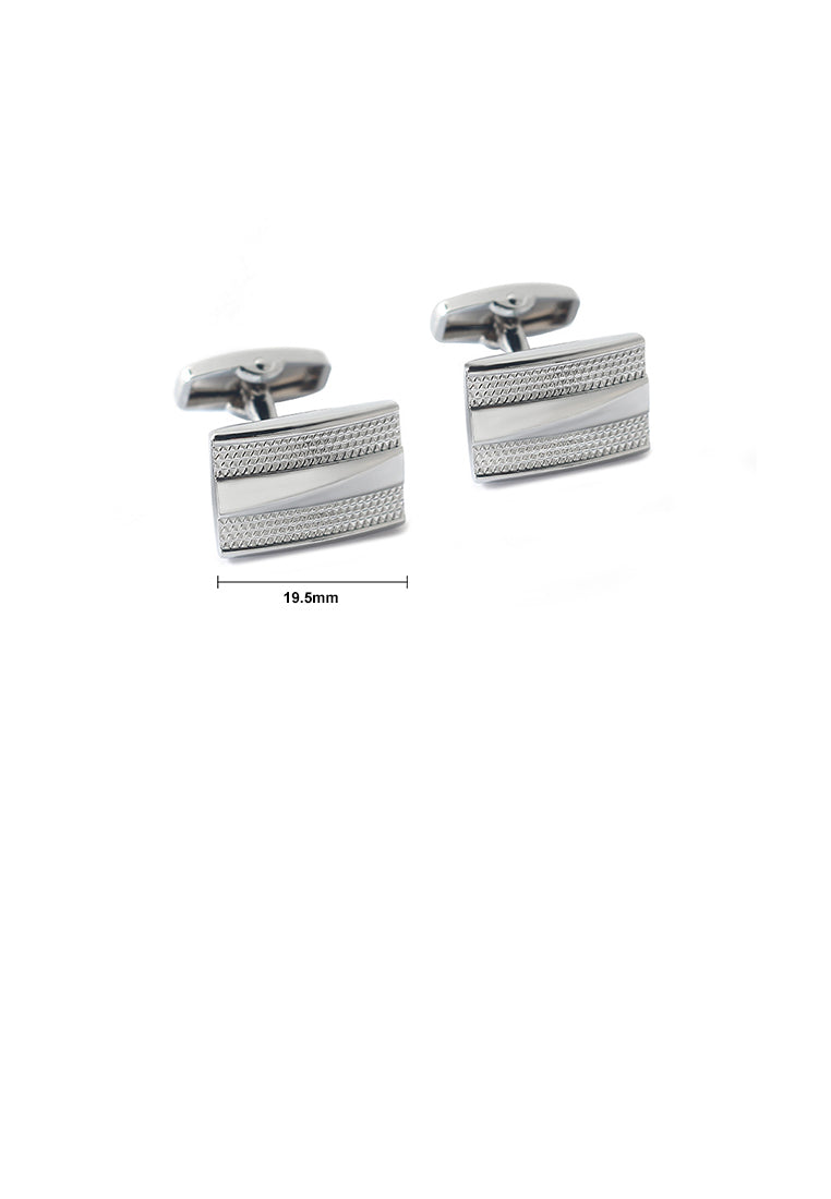 Fashion and Simple Geometric Rectangular Cufflinks