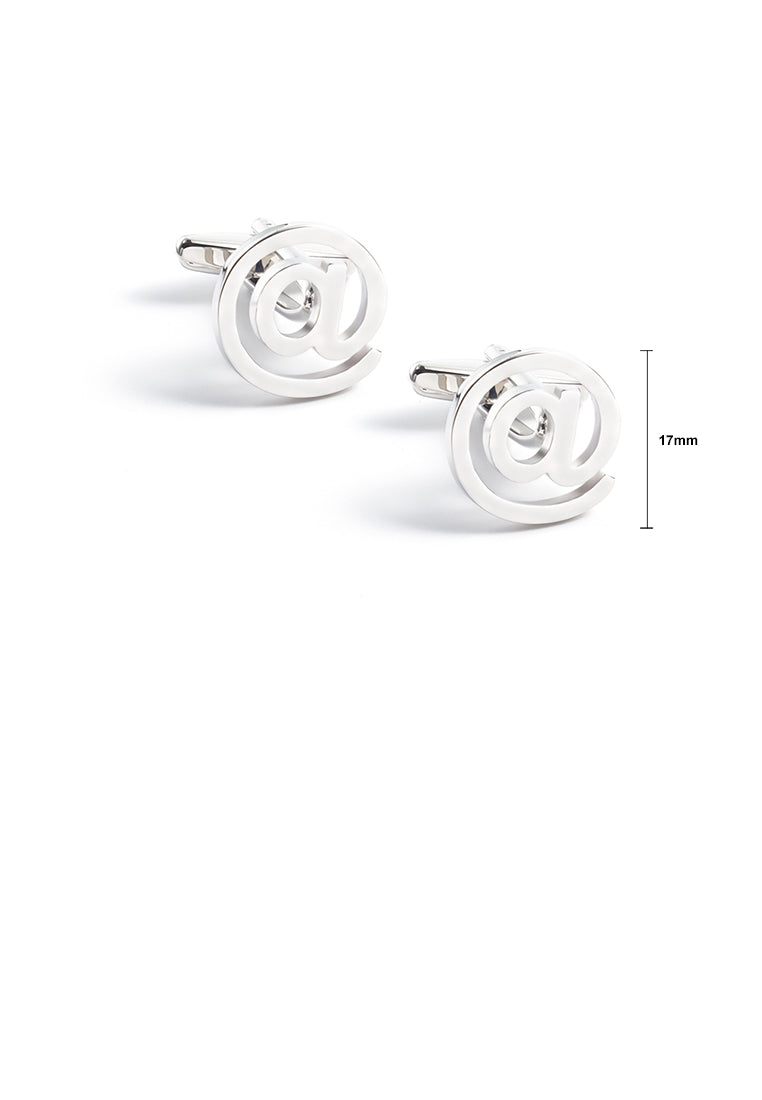 Fashion and Simple @ Symbol Cufflinks