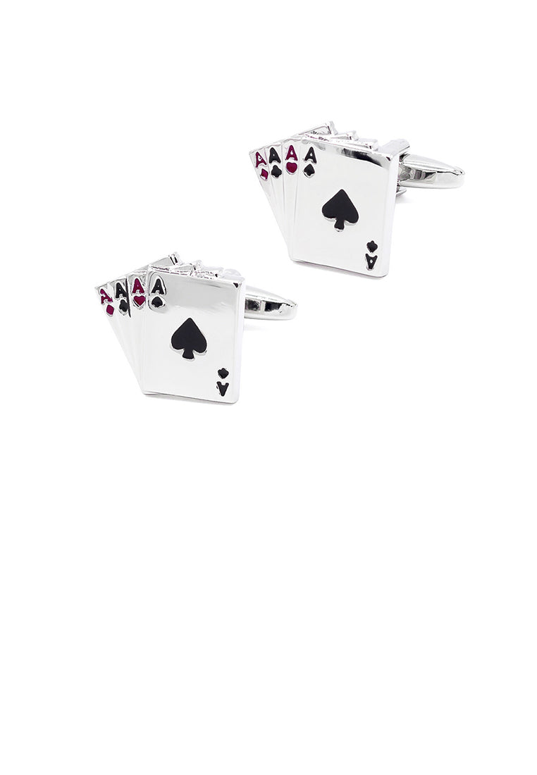 Fashion Personality Playing Card Cufflinks