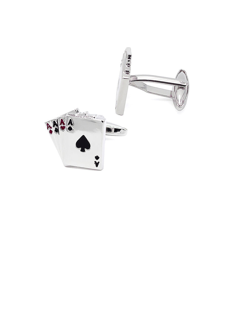 Fashion Personality Playing Card Cufflinks