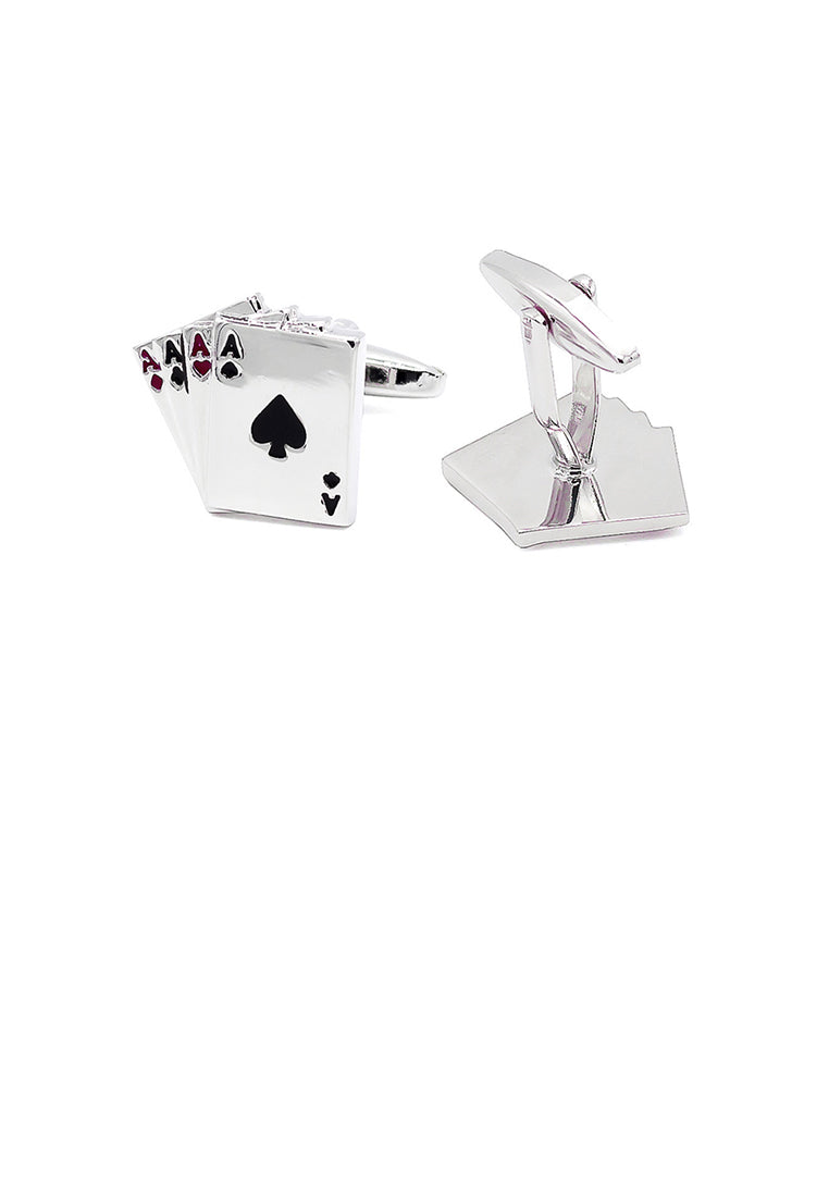 Fashion Personality Playing Card Cufflinks