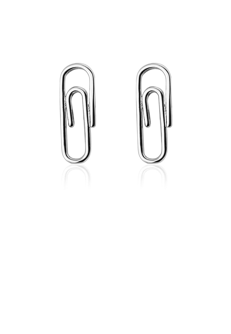 Simple and Fashion Paper Clip Cufflinks
