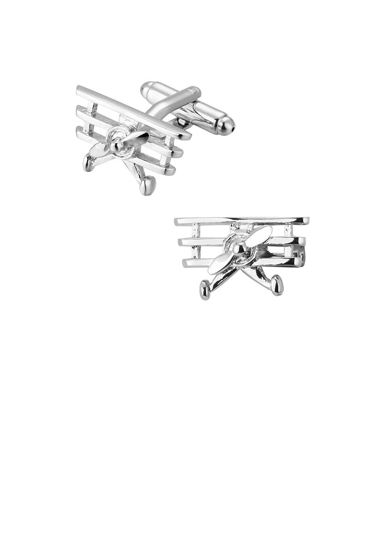 Fashion and Creative Helicopter Shaped Cufflinks