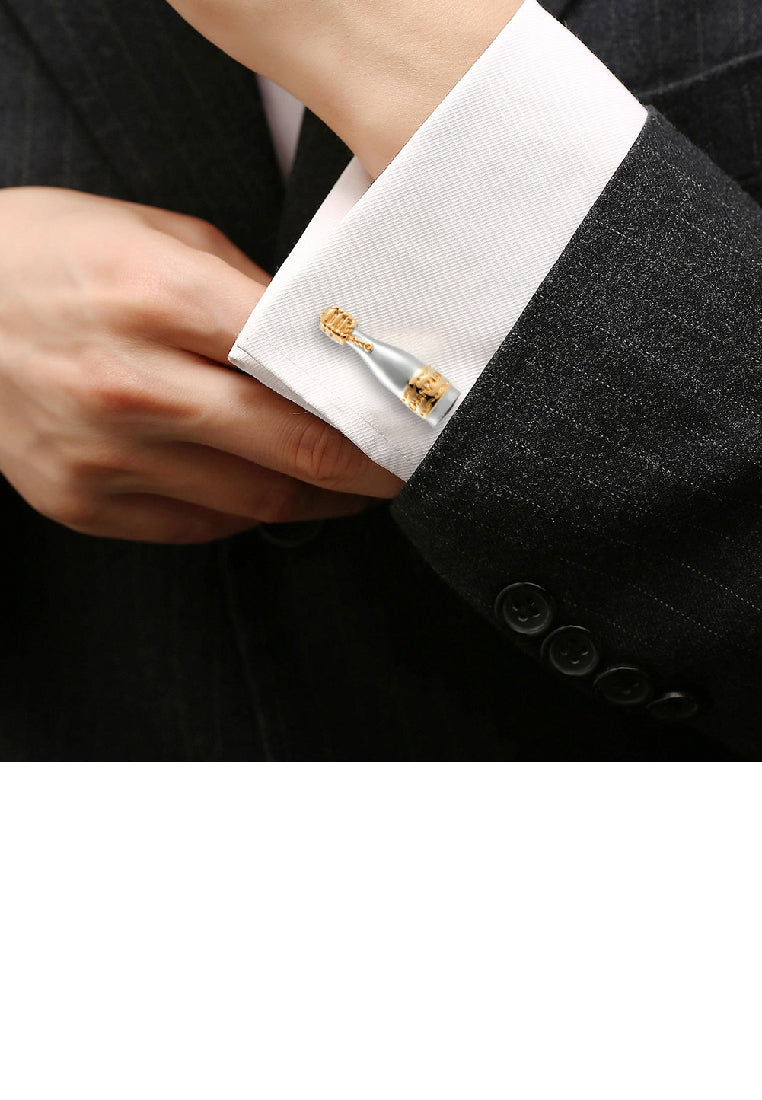 Fashion Personality Champagne Cufflinks