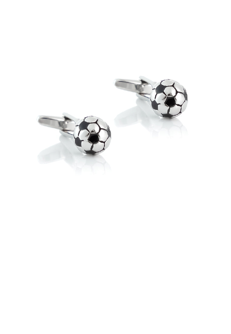 Fashion Creative Three-dimensional Football Shape Cufflinks