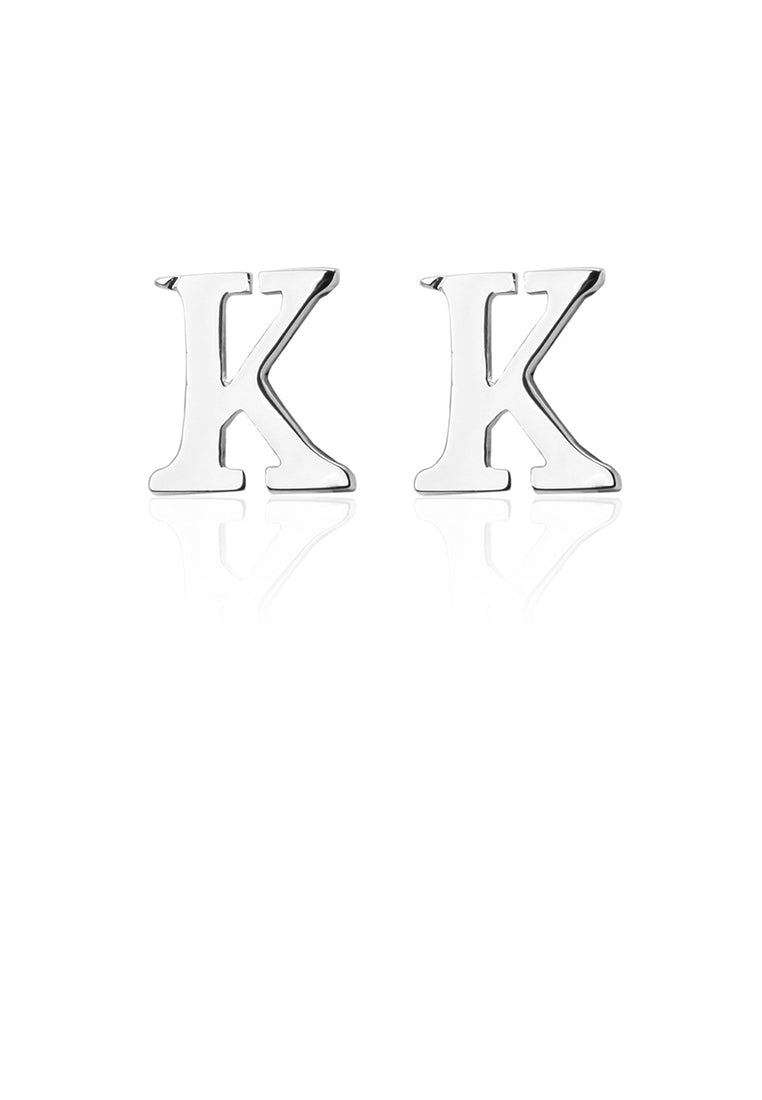 Simple and Fashion English Alphabet K Cufflinks