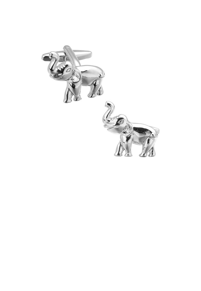 Simple and Cute Elephant Cufflinks