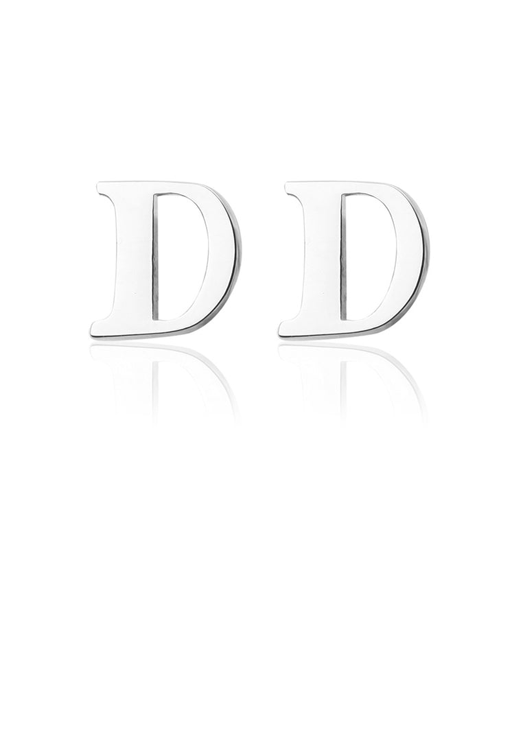 Simple and Fashion English Alphabet D Cufflinks