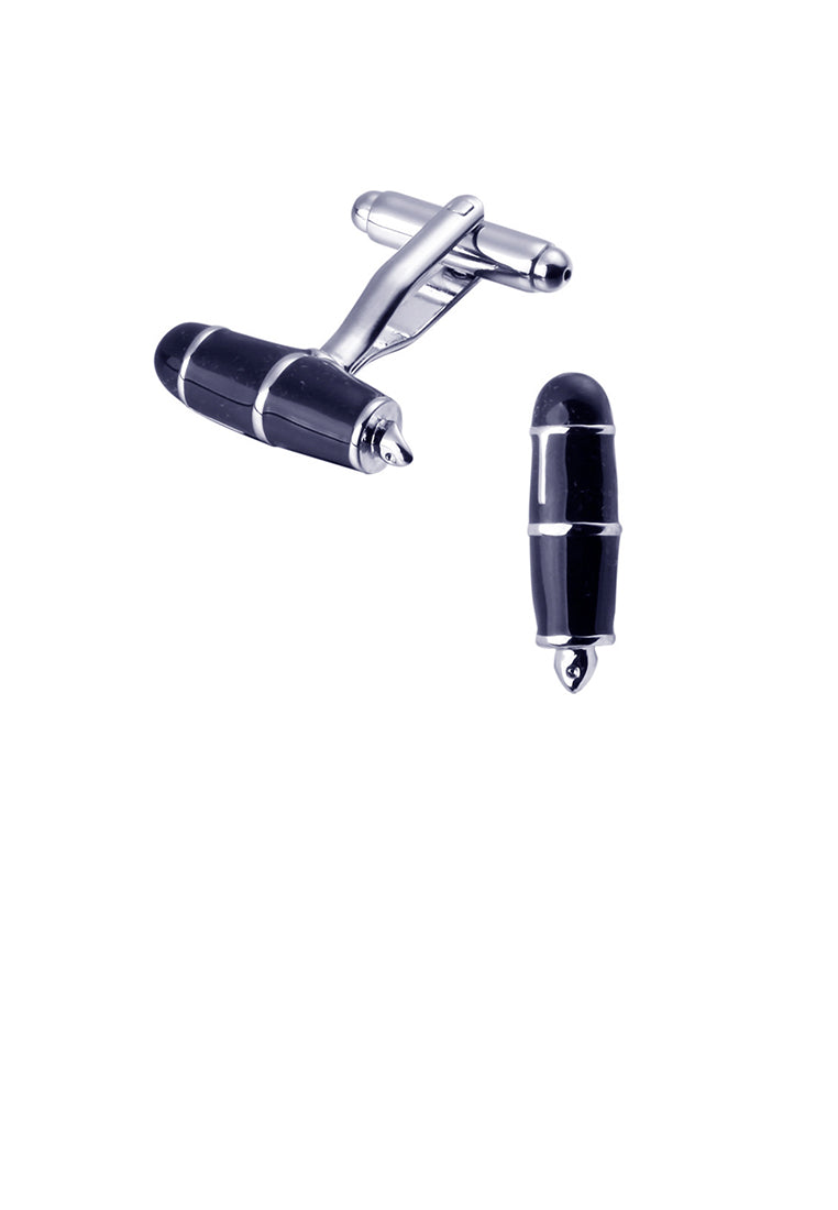 Fashion and Simple Enamel Blue Pen Cufflinks